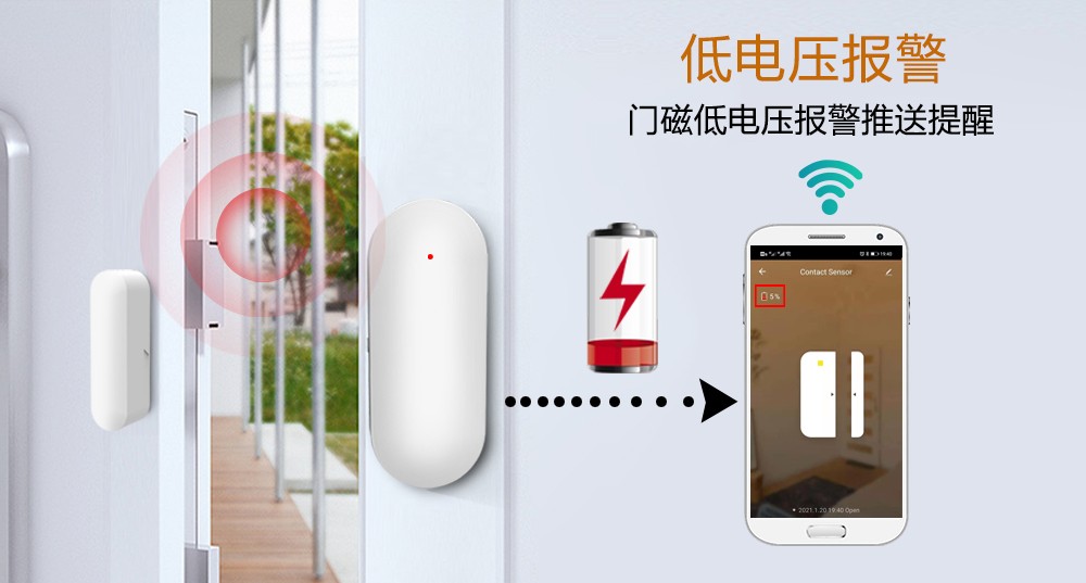 门上防盗报警器